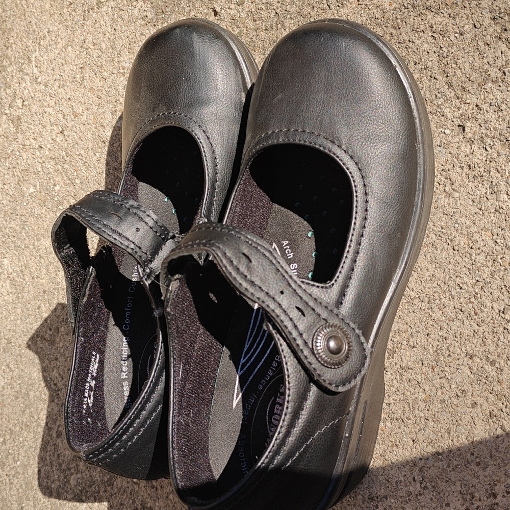 Black Comfy Girls Formal Shoes